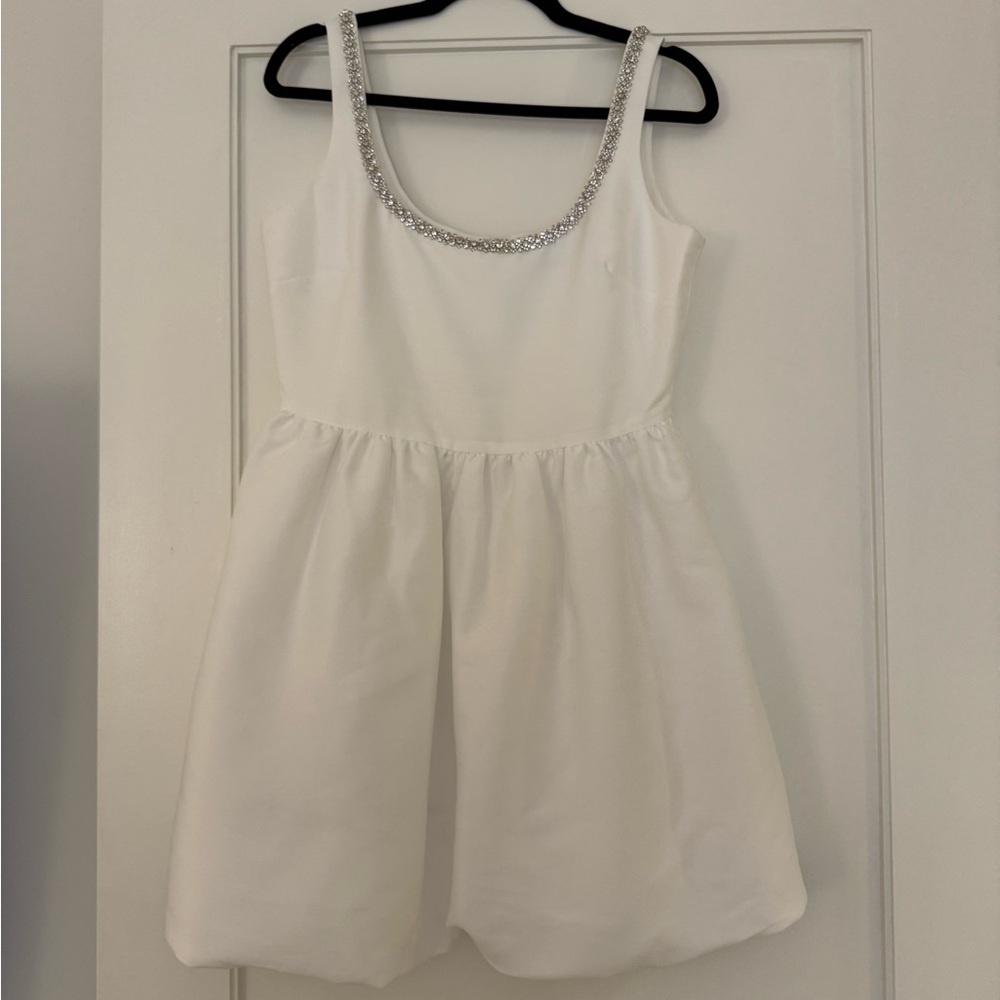 Self-Portrait Mini Dress with Bubble Hem